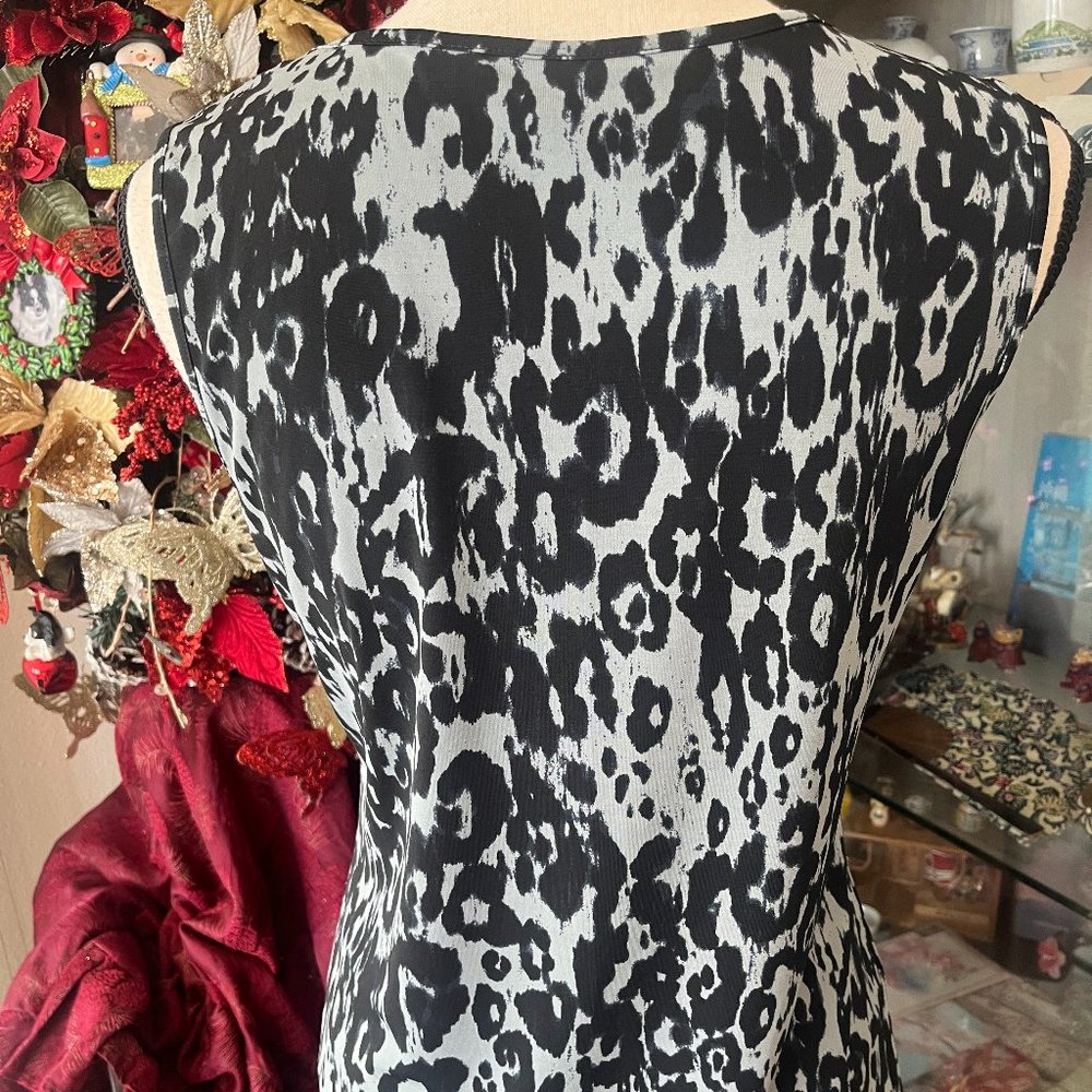 Joan Rivers Animal Print Tank With Clear Sequins - image 3